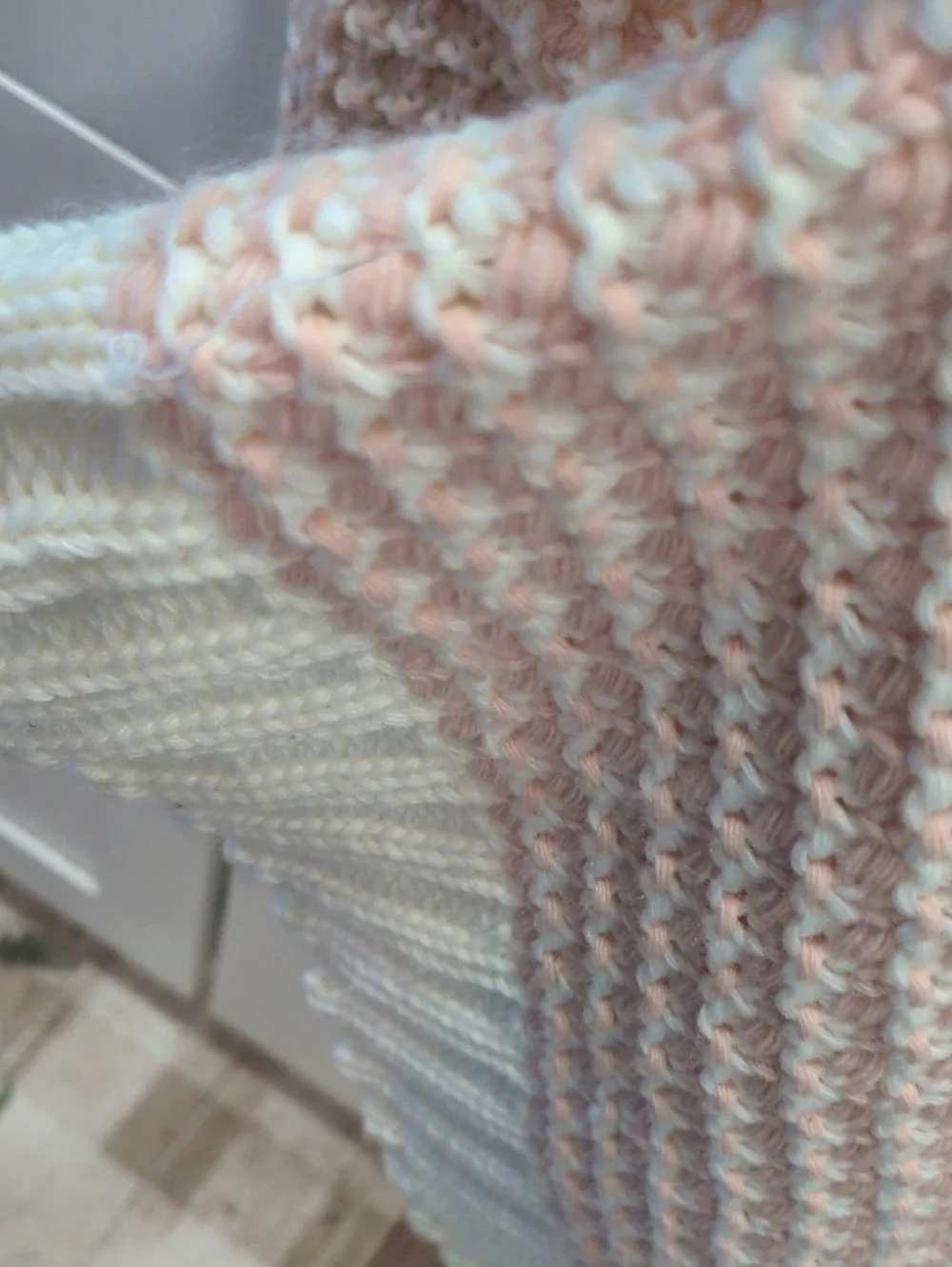Lillian August Decorative Throw - Pink & Cream French Farmhouse 50x70 Beautiful